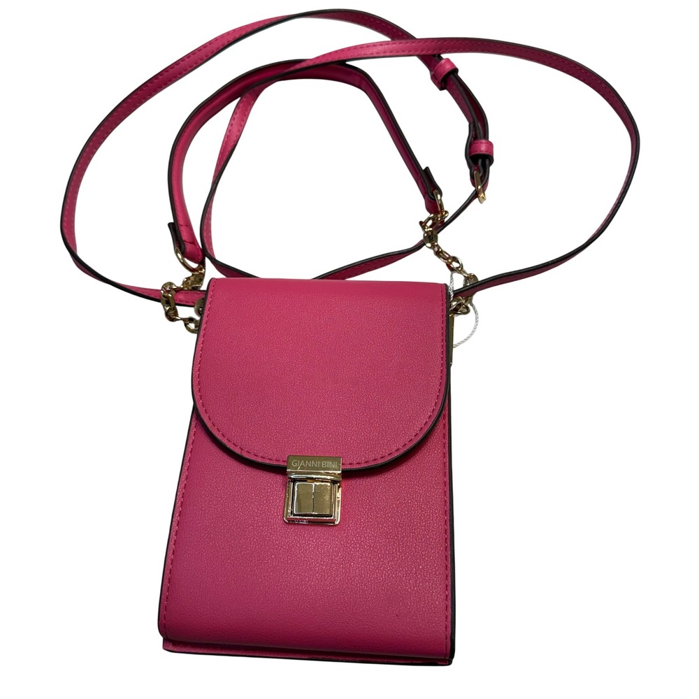 Gianni Bini Crossbody Bag Women One Size Pink New Minnie Gigi Tech Wallet
